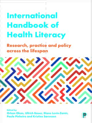 cover image of International Handbook of Health Literacy